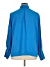 Halogen 100% Polyester Blue Long Sleeve Blouse Size XL - photo 2