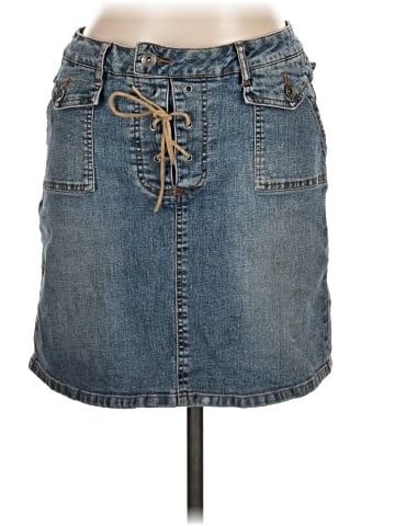 Route 66 Denim Skirt (view 1)