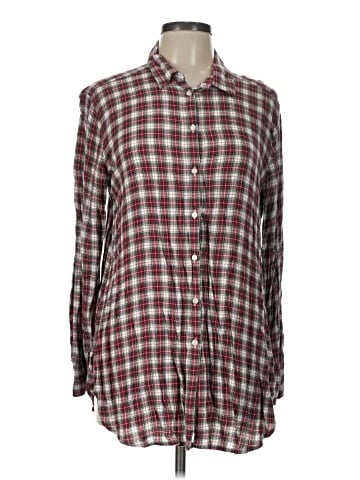 Ann Taylor LOFT Long Sleeve Button-Down Shirt (view 1)