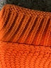 Unbranded 100% Acrylic Solid Orange Turtleneck Sweater Size M - photo 7