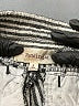 Rewind Stripes Silver Linen Pants Size 5 - photo 7