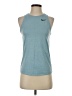 Nike 100% Polyester Blue Active Tank Size XS - photo 1