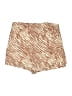 Vestique 100% Linen Animal Print Brown Shorts Size M - photo 1