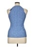 Ganni Blue Sleeveless Top Size XL (4) - photo 2