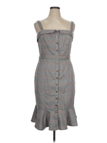 A. Peach Casual Dress (view 1)