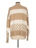 Beach Riot Checkered-gingham Tan Pullover Sweater Size L - photo 2