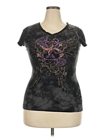 Feathers Short Sleeve T-Shirt (view 1)