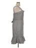 A. Peach 100% Polyester Plaid Gray Casual Dress Size 1X - photo 4