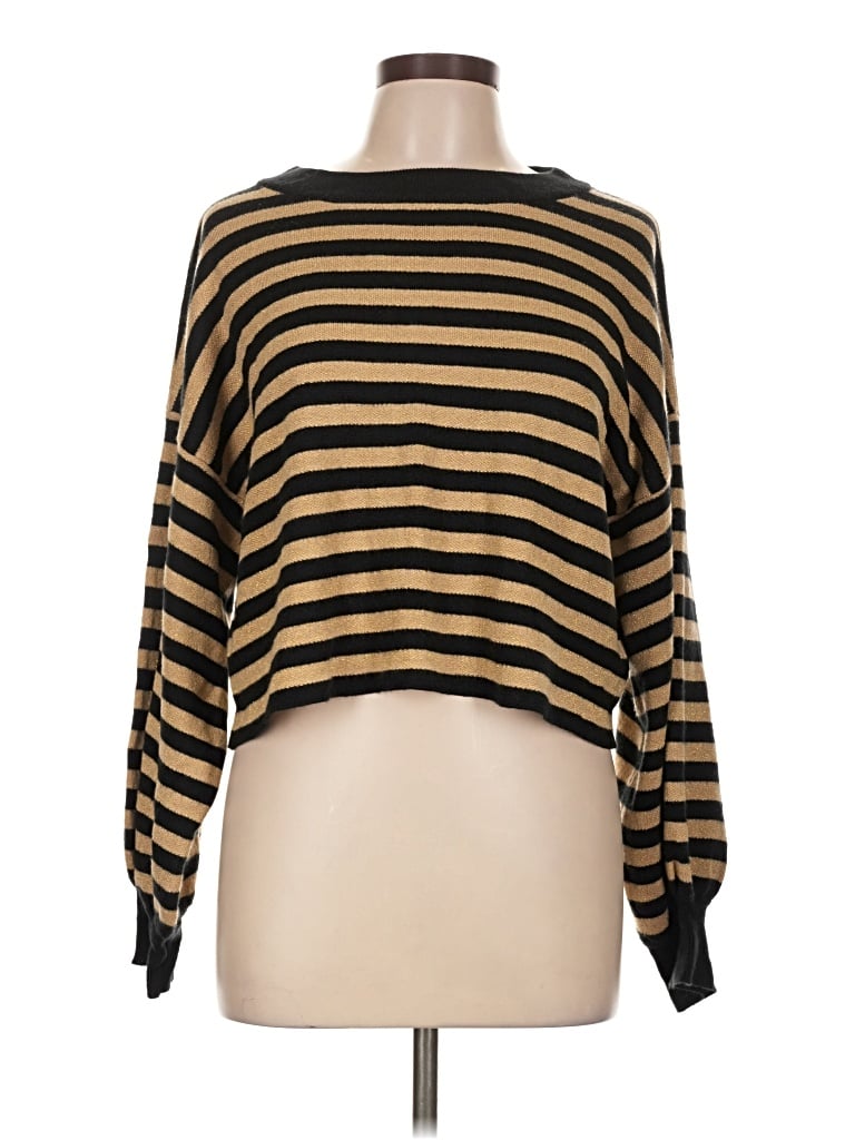 Pre-owned Beach Riot Pullover Sweater In Gold
