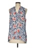 CAbi 100% Polyester Blue Sleeveless Blouse Size M - photo 1
