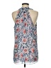 CAbi 100% Polyester Blue Sleeveless Blouse Size M - photo 2