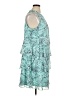 Nine West 100% Polyester Print Teal Cocktail Dress Size 16 - photo 4