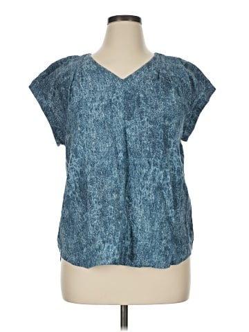 Simply Vera Vera Wang Short Sleeve Blouse (view 1)