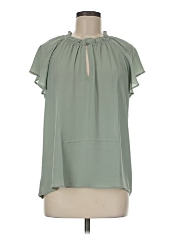 Ann Taylor LOFT Outlet Short Sleeve Blouse (view 1)