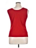 misook 100% Acrylic Red Sleeveless Top Size XL - photo 2