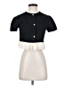 Assorted Brands Black Short Sleeve Blouse Size S - photo 1