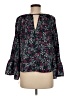 Japna 100% Polyester Black Long Sleeve Blouse Size M - photo 2