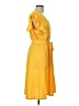 Unbranded Polka Dots Yellow Casual Dress Size L - photo 4