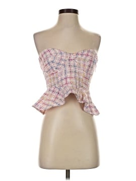 Blue Blush Sleeveless Blouse (view 1)