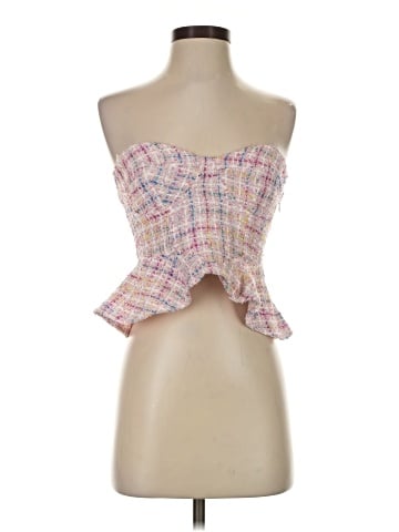 Blue Blush Sleeveless Blouse (view 1)