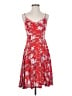Lulus 100% Rayon Floral Red Casual Dress Size S - photo 1