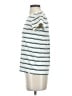 Rag & Bone 100% Cotton Stripes Ivory Short Sleeve Turtleneck Size S - photo 5