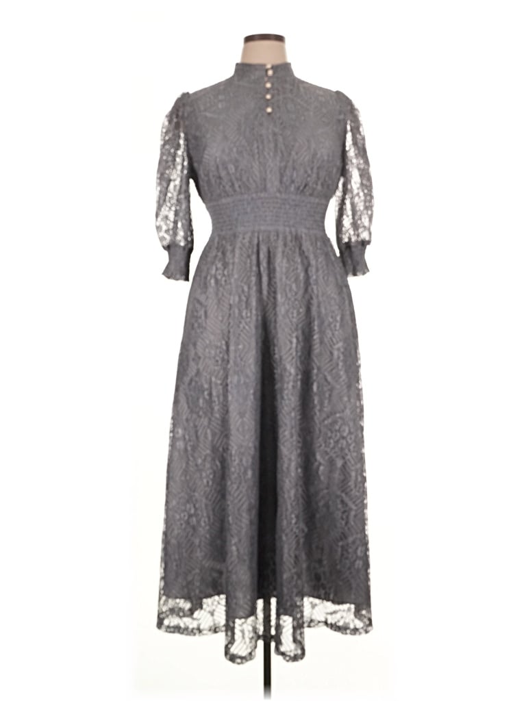 Pre-owned Jj's House Casual Dress In Gray