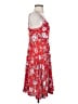 Lulus 100% Rayon Floral Red Casual Dress Size S - photo 4
