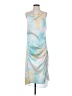 Zara 100% Polyester Tie-dye Blue Casual Dress Size S - photo 1