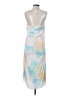 Zara 100% Polyester Tie-dye Blue Casual Dress Size S - photo 2