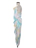 Zara 100% Polyester Tie-dye Blue Casual Dress Size S - photo 5
