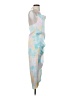 Zara 100% Polyester Tie-dye Blue Casual Dress Size S - photo 4
