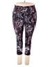 LIVI Print Purple Active Pants Size 22 Plus - photo 1