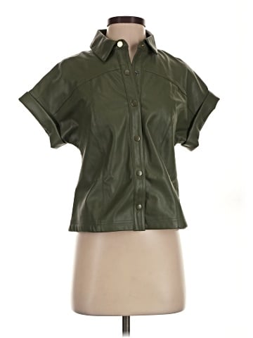 G by Giuliana Rancic Short Sleeve Blouse (view 1)