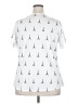 Avenue White Short Sleeve Top Size 18 - photo 2
