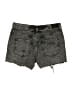 Express 100% Cotton Stars Gray Denim Shorts Size 2 - photo 2