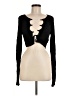Shein Black Long Sleeve Top Size 6 - photo 1