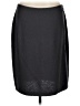 St. John Solid Black Wool Skirt Size 10 - photo 1