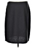 St. John Solid Black Wool Skirt Size 10 - photo 2