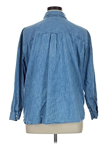 J.Jill 3/4 Sleeve Button-Down Shirt (view 2)