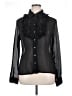 Moda International Black Long Sleeve Blouse Size XL - photo 1