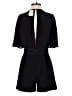 Maje 100% Polyester Solid Black Romper Size EU (FR) 40 / US 8 - photo 2