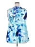 Avenue Blue Sleeveless Blouse Size 18 Plus - photo 2