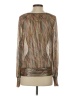Ramy Brook Metallic Brown Long Sleeve Blouse Size S - photo 2