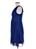 Ever Pretty 100% Polyester Solid Blue Cocktail Dress Size 8 - photo 5