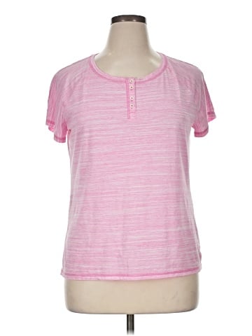 T by Talbots Short Sleeve Henley (view 1)