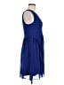 Ever Pretty 100% Polyester Solid Blue Cocktail Dress Size 8 - photo 4