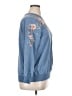 Alfred Dunner Floral Blue Pullover Sweater Size 1X - photo 4
