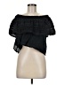 Sofia Jeans by Sofia Vergara 100% Cotton Black Short Sleeve Blouse Size M - photo 1