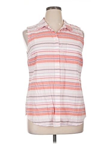 Croft & Barrow Sleeveless Button-Down Shirt (view 1)